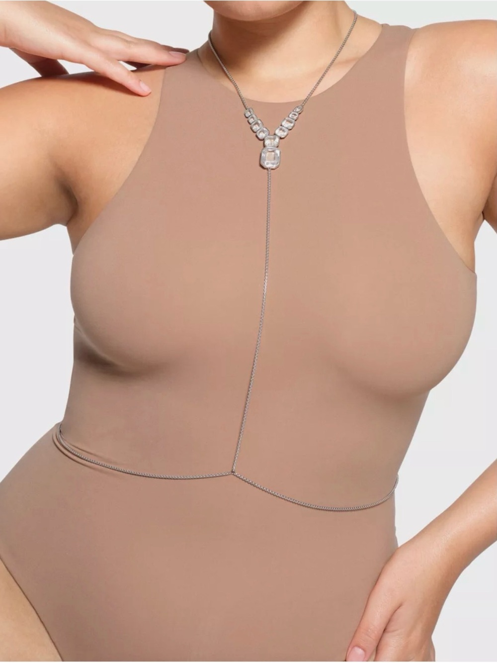 Swarovski X Skims Women's Crystal Body Chain